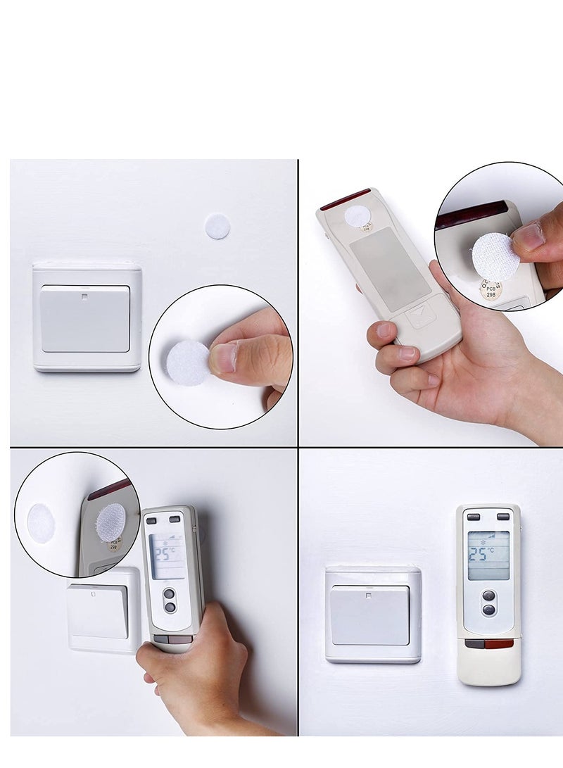 Self Adhesive Dots, Tapes Sticky Back Coins Dots with Hook and Loop Velcro Round Pads, 25mm Diameter Strong Waterproof Round Dot, Dots with Adhesive for Home Office School 300Pcs (150 Pairs) - Image 5