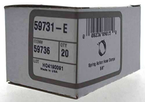 Hillman 59736 Spring Action Hose Clamp 58Inch 20Pack Gray - Image 3