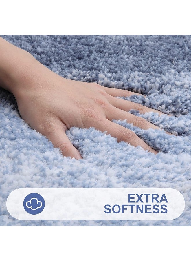 T Decore Microfiber Door Mats For Home Entrance Living Room | Anti Skid Doormats For Bathroom Entrance And Bedrooms | Main Door Mats For Entrance (Blue, 16 X 24 Inch, Rectangular) - Image 2