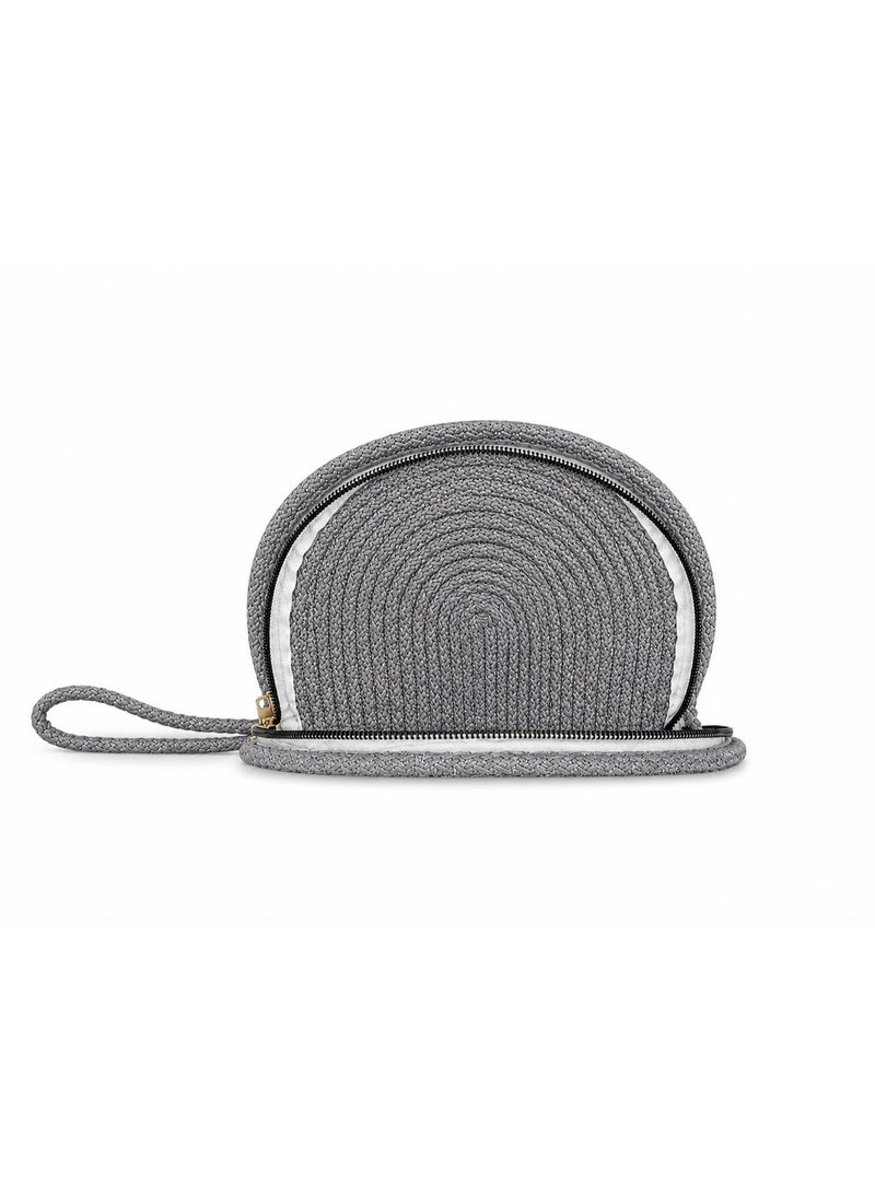 LIFESTYLISH Handbags raffia With a sparkling star and pearl details ZK-1 - Grey - Image 4