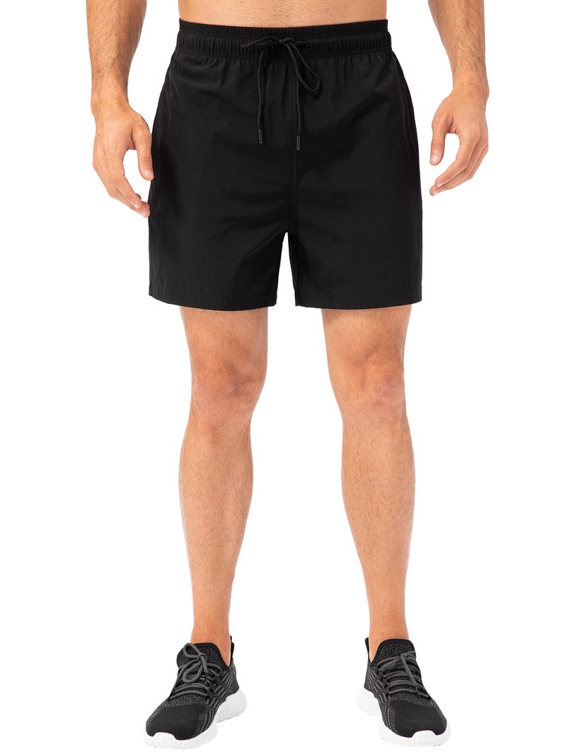 Running Shorts X-Large Quick Drying Mesh Liner - Fitted Waist With Drawstring Workout Shorts for Running Gym Fitness Cycling - Image 1