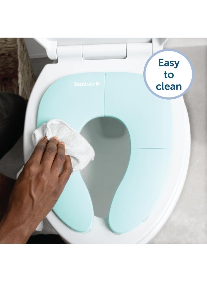 Jool Baby Products Folding Travel Potty Seat for Boys and Girls Fits Round  Oval Toilets Non-Slip Suction Cups Includes Free Travel Bag - Jool Baby - Image 2