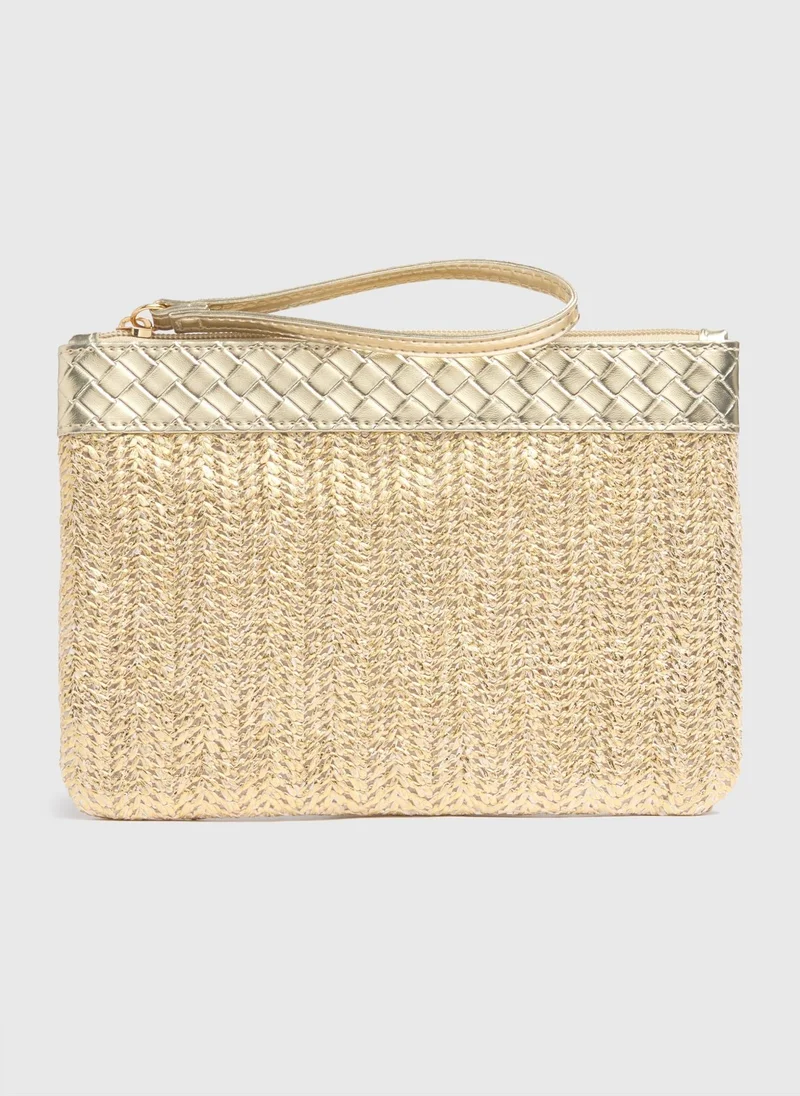 Matalan Natural Straw Purse