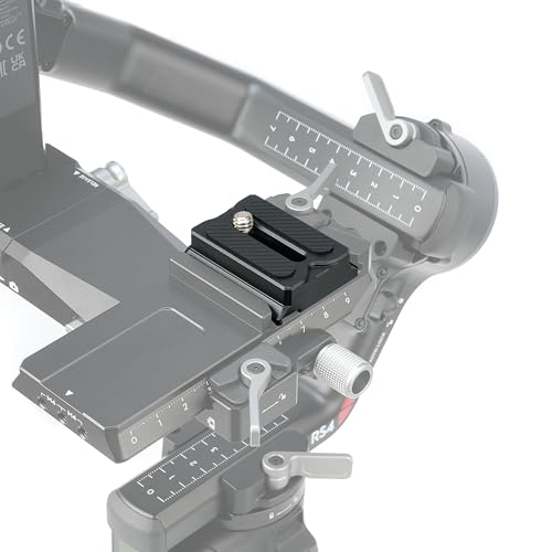 Fotga RS Upper Camera Quick Release Plate for DJI Ronin RS3 / RS 3 Mini/RS 3 Pro/RS 2 / RSC 2 / RS 4 / RS 4 Pro/RS 4 Mini Gimbal Stabilizer DSLR Mirrorless Camera Compatible Arca Swiss Tripod - Image 2