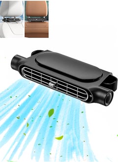 Arabest Car Seat Fancar Seat Cooling Fan 3-Speed Adjustable Car Cooling Fan Silent Electric Car Fan Portable USB Cooler Fan for All Car Jeep Van Rv Trucks Home Office  - Image 1