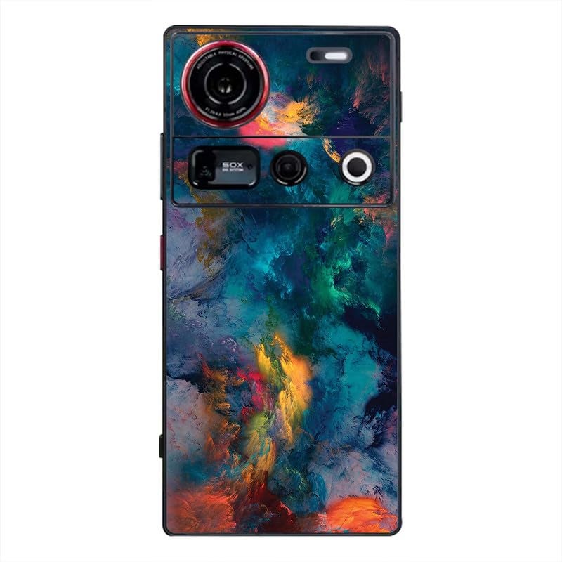 FCS Printed Designer Vinyl Mobile Back Skin Sticker for Nubia Z70 Ultra | Protects Against Dust, Precision-Fit, Vinyl, Bubble-Free Installation- (DZ-90) - Image 1