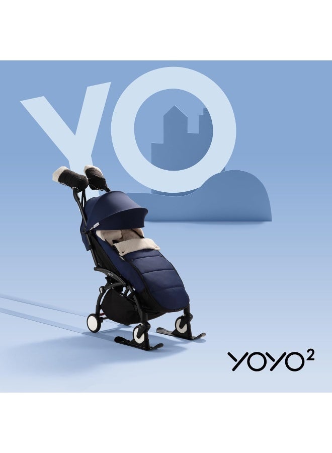 BABYZEN YOYO كيس القدم، أحمر - بطانة شيربا وقبعة فليس مع حبل شد للحفاظ على دفء الطفل - يتضمن حقيبة حمل - قابل للغسل في الغسالة - Image 2