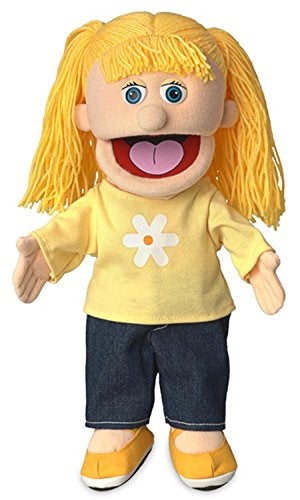 Silly Puppets 14" كاتي، فتاة الخوخ، دمية يد - Image 1