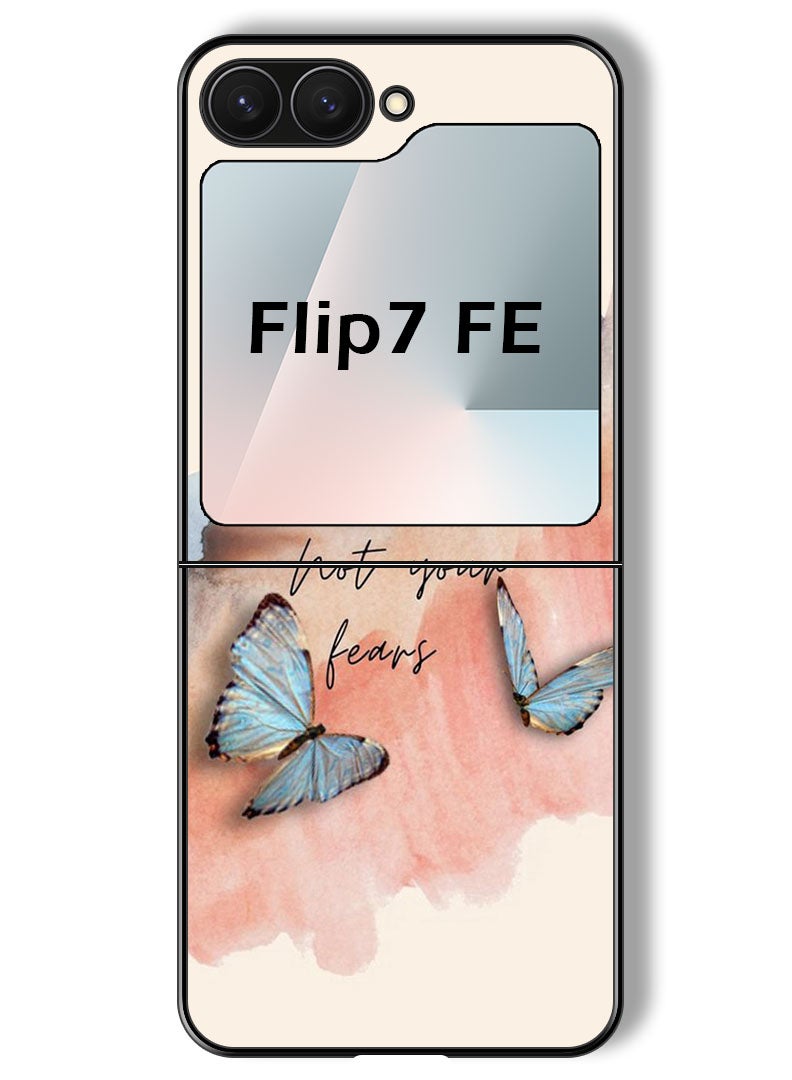 Theodor Case Compatible with Samsung Galaxy Z Flip 7 FE 6.7 Inch Protection Shockproof Bumper Cover Trust hopes - Image 1