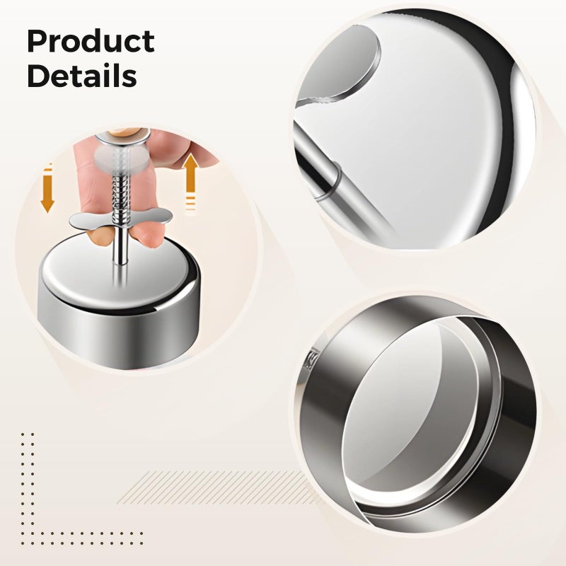 Stainless Steel Rice Ball Molds 4 Pack with Bear Flower Heart Round Shapes for Kids Meals - Image 3