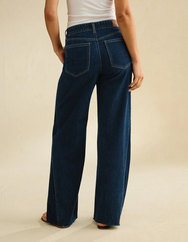 American Eagle AE Super High-Waisted Baggy Wide-Leg Jean