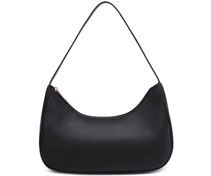 WSRYDJDL Fashion shoulder Bag for Women's Cute Hobo Tote Handbag Mini Clutch Underarm Purse for Daily Use/Work/Travel/Casual Outings (Black) - Image 1
