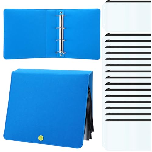 Affrolling 16 Pack Felt Board Pocket Sets Flannel Felt Story Board Pieces with a Multi Functional Pieces Storage Binder Bag for Bible Stories Preschool Activities Study - Image 1