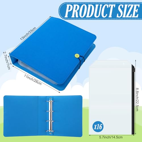 Affrolling 16 Pack Felt Board Pocket Sets Flannel Felt Story Board Pieces with a Multi Functional Pieces Storage Binder Bag for Bible Stories Preschool Activities Study - Image 5
