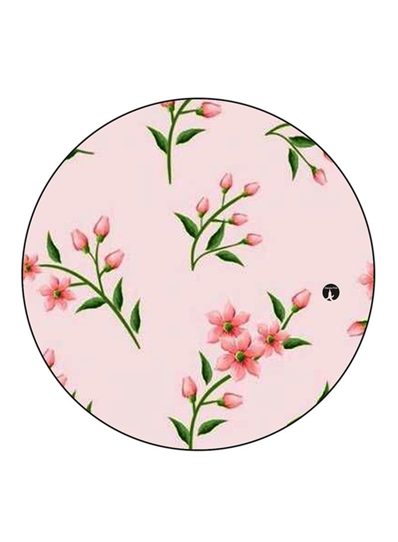 Flowers Printed Mouse Pad Multicolour