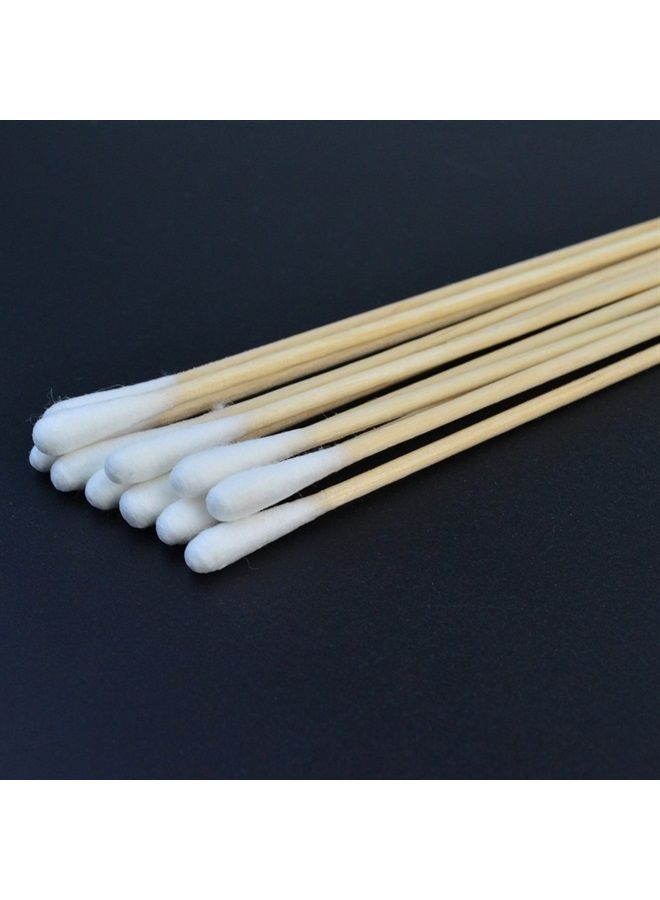 Bantoye 500 Pcs Swabs Cotton Sticks, Bantoye 6 Inches Cleaning Sterile Sticks with Wooden Handle for Wound Clean, Cleaning Makeup, Removal Residue - Image 2