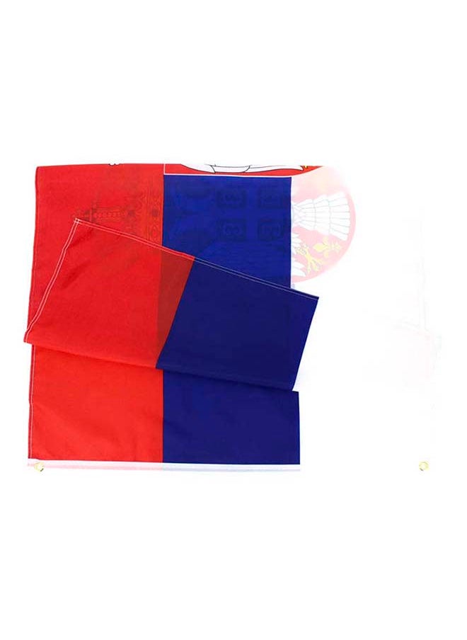 THE BABA Serbia Flag 2'X3' (60X90Cm) For Euro 2024 - Good Quality - Indoor And Outdoor Use  - Image 2