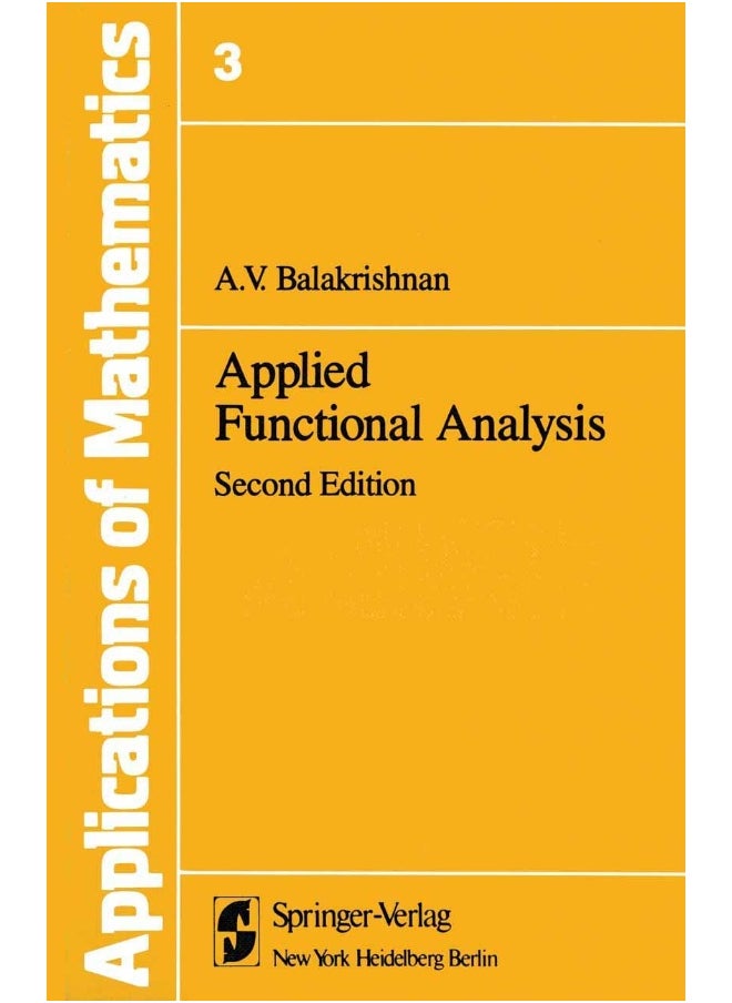 Applications of Mathematics: Applied Functional Analysis 
