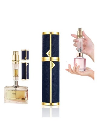 Perfume Bottles Empty Refill, Perfume Atomizer, Refillable Portable Mini Perfume Atomizer, Perfume Spray bottle Atomizer for Travel, Leaking Proof, Luxury Leather, 5ml (Dark Blue) - pzsku/ZF5399000E84ED236DDE3Z/45/_/1736852947/7bf89155-a8bd-43f6-8aef-cc7094014e6f
