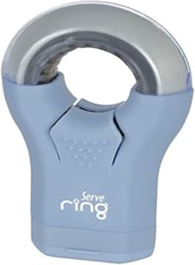 Serve SV-Ring1GM Ring 2 in 1 Eraser and Sharpener - Baby Blue