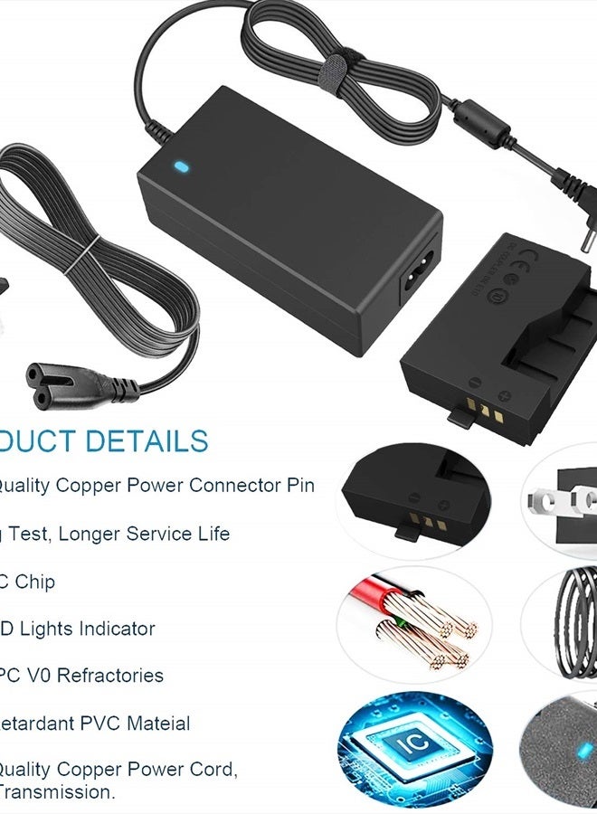 F1TP ACK-E10 AC Power Supply Adapter DR-E10 Dummy Battery Kit Replace LP-E10 Battery for Canon EOS Rebel T3 T5 T6 T7 1100D 1200D 1300D 1500D 2000D Cameras - Image 4