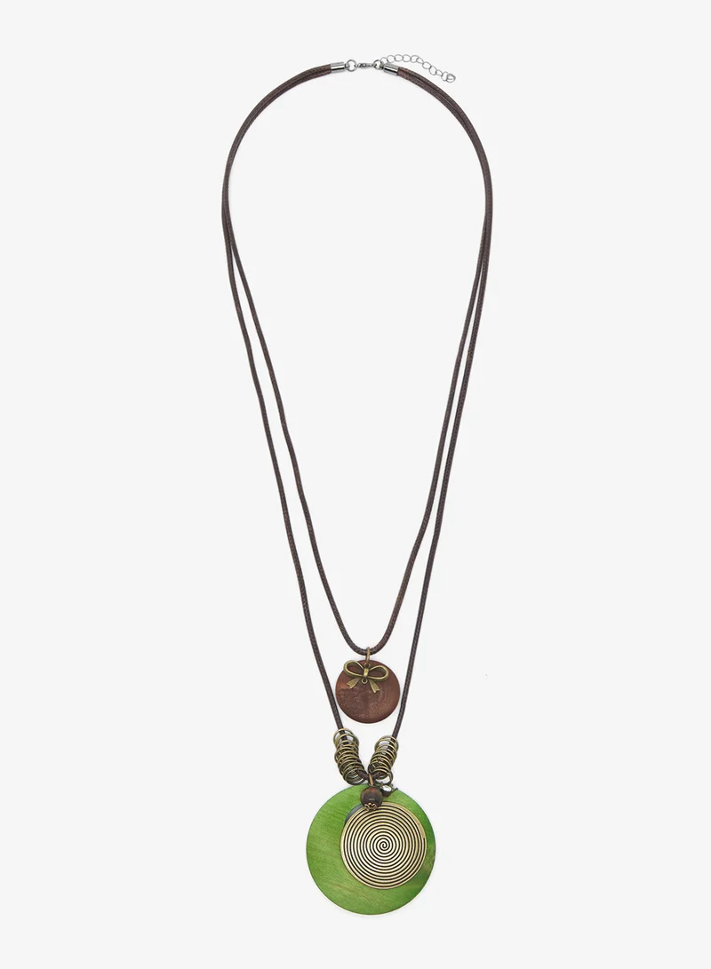 Ginger Dual Layered Boho Necklace