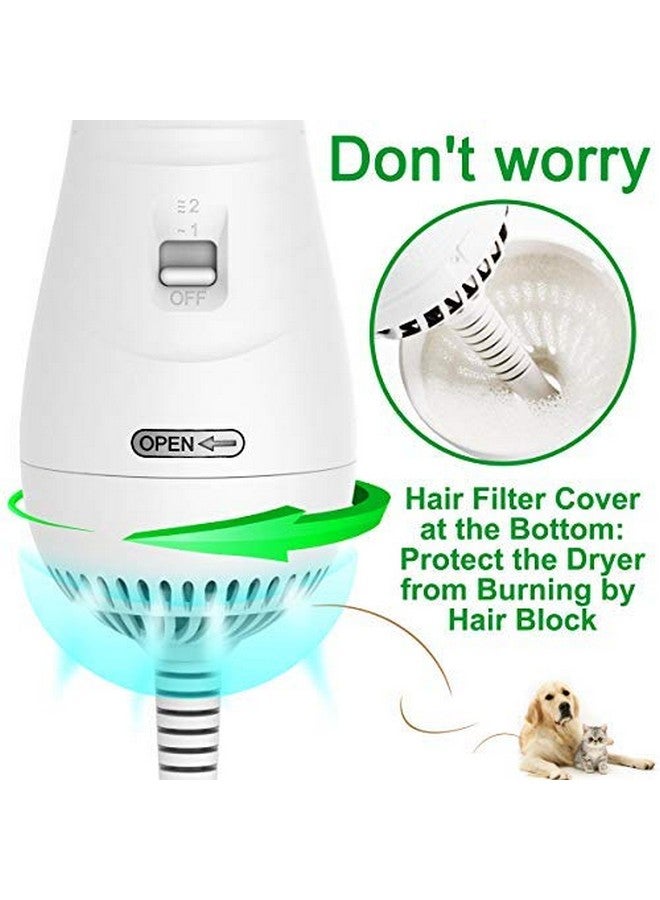 LIVEKEY 2In1 Pet Grooming Dryer With Adjustable Temperature And Slicker Brush For Dogs And Cats  - Image 2