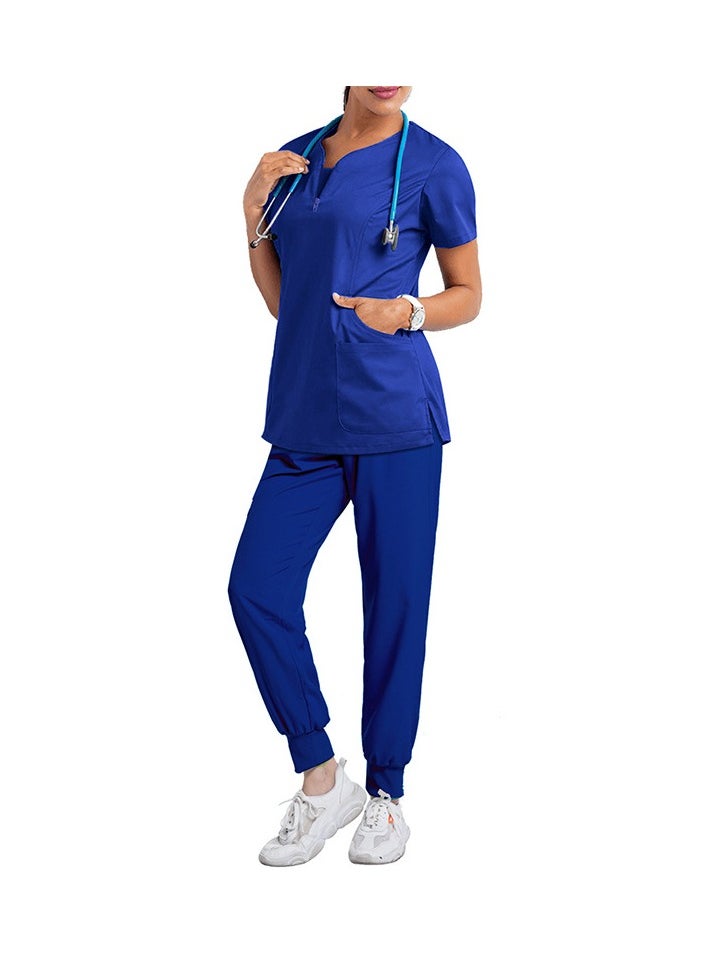 KUYING New V-neck Split Style Medical Work Uniform  - Image 1