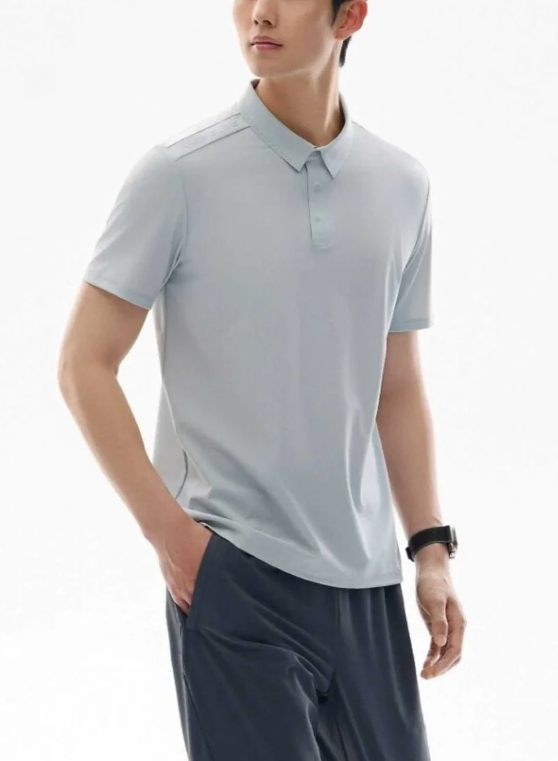 ANTA Slim Fit Workout Training Commute Short Sleeve Polo