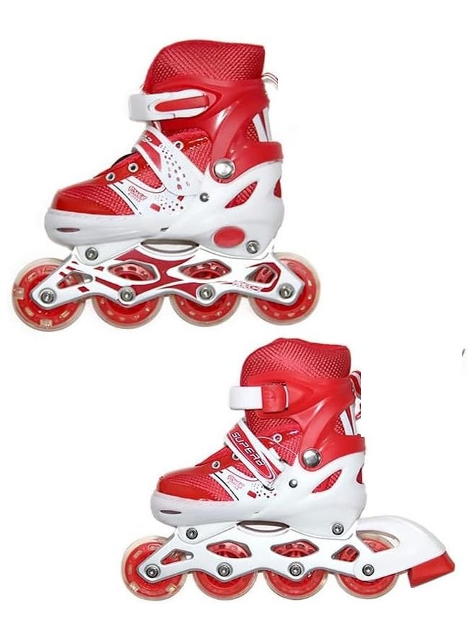 ATM Adjustable Inline Skates for Kids with Protective Gear Set - Size L  - Image 2