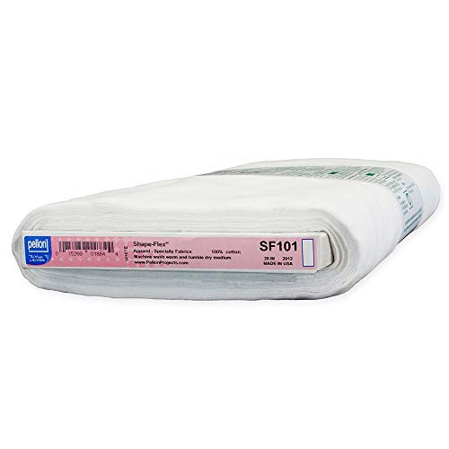 Pellon SF101 Shape-Flex Fusible medium weight woven interfacing White Sold by Yard - Image 5