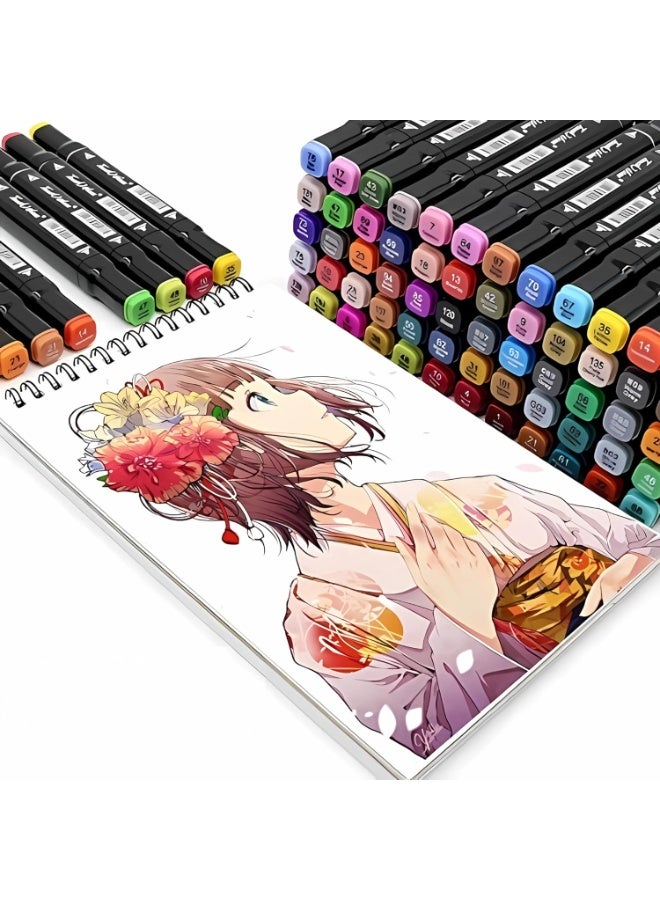 Touch 60-color double-sided marker marker set with carrying bag for adults and children artists - Image 4