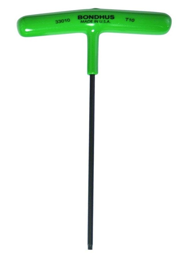 Bondhus T10 Torx T-Handle Wrench, 6-Inch, Multi-Color - Image 2