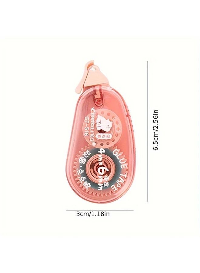 شريط لاصق مزدوج الجوانب عشوائي الألوان لتجميع القصاصات ومستلزمات المكتب والمدرسة والحرف اليدوية - Image 3