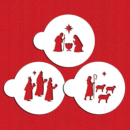 Designer Stencils Nativity, Wisemen and Shepherd Cookie Stencil Set C1012 by Designer Stencils - Image 2