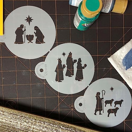 Designer Stencils Nativity, Wisemen and Shepherd Cookie Stencil Set C1012 by Designer Stencils - Image 4