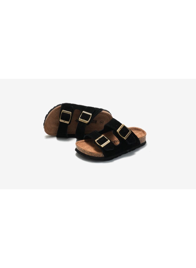 NIBEMINENT Children Cork Slippers Fashion Summer Sandals Kids Shoes  Boys Girls Sandals  - Image 2