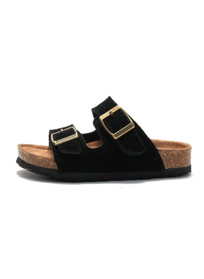 NIBEMINENT Children Cork Slippers Fashion Summer Sandals Kids Shoes  Boys Girls Sandals  - Image 1