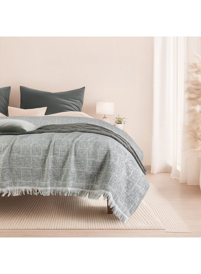 Indigo Double Coverlet – 1 Piece