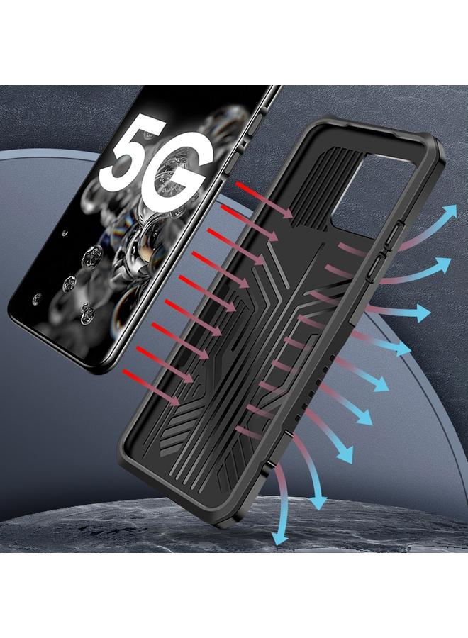 اس-توب جراب لهاتف Samsung Galaxy S21 5G Machine Armor Warrior مقاوم للصدمات من مادة PC + جراب واقٍ من مادة TPU - Image 4