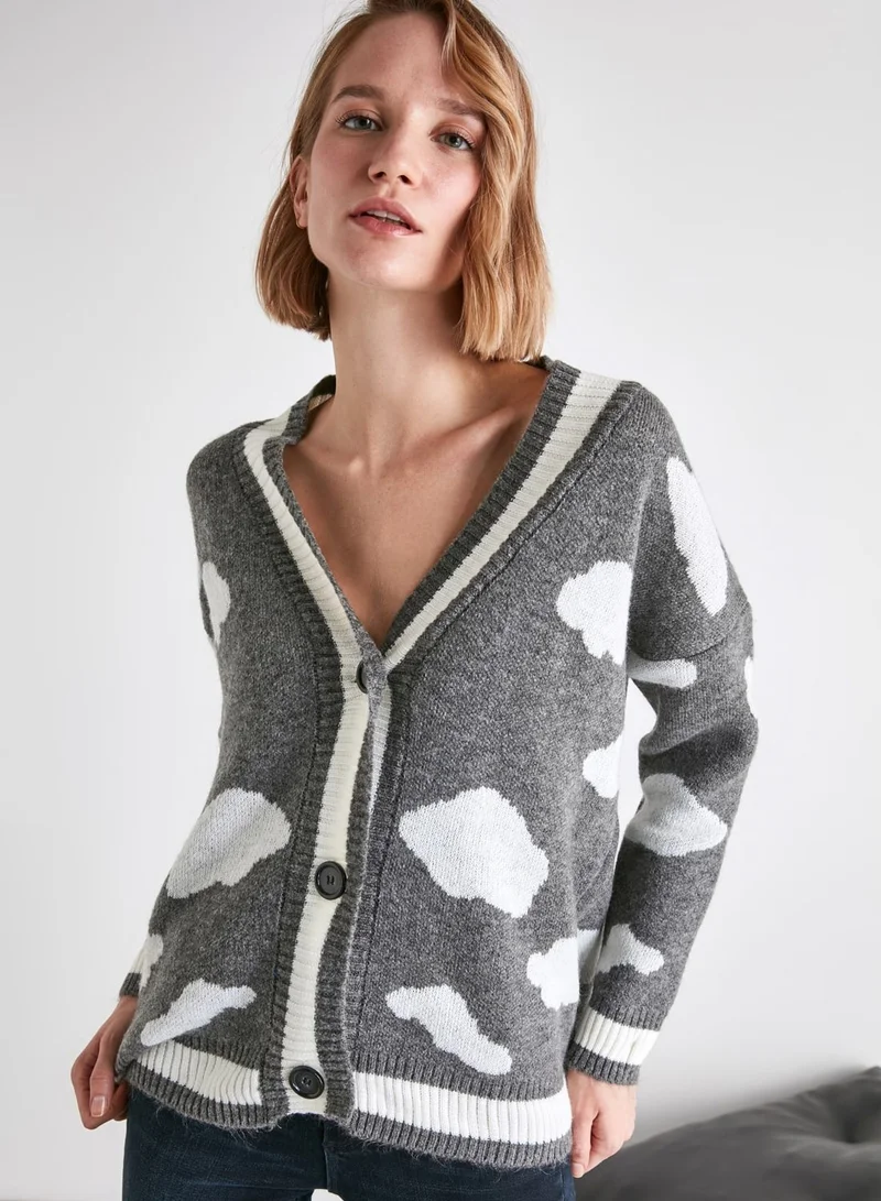 trendyol Jacquard Cardigan