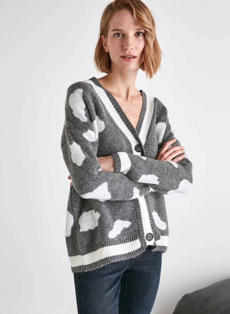 trendyol Jacquard Cardigan