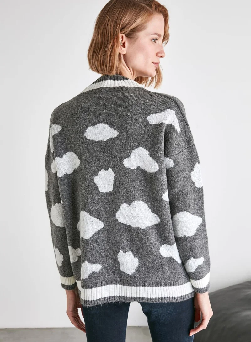trendyol Jacquard Cardigan