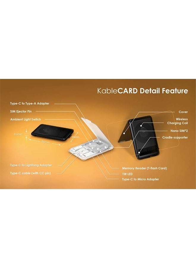 CARD كابل كارد اللون: أسود - Image 5