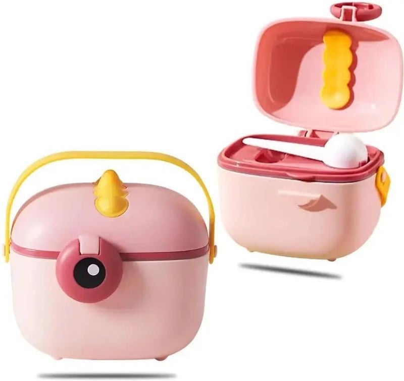 Closecret Baby Milk Powder Dispenser Pot Formula Dispenser for Baby Snack Dispenser, Milk Powder, 400 ML (Any One Multicolor) - Image 2