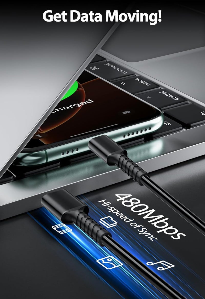 كابل VOTY من نوع Micro USB لجهاز Fire HD 10 ولوحة HD 8 وجهاز تحكم PS4 وهاتف Moto ومكبر صوت Mini Stick وكابل شحن PS4 لشاحن Sony السريع لنظام Android لجهاز Kindle Oasis e-Reader (أسود، 10 قدم) - Image 4