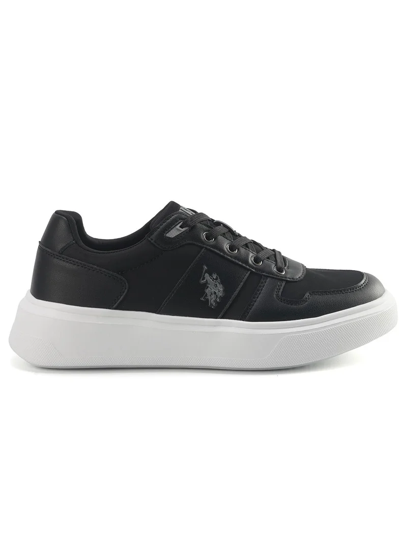 Men's Black Low-Top Sneakers - Lightweight, Minimalist Designed for Style