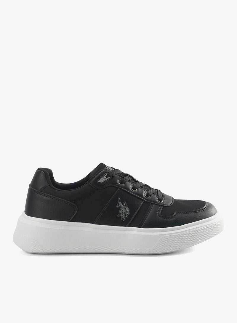 U.S. Polo Assn. Men's Black Low-Top Sneakers - Lightweight Shoes, Minimalist Designed for Style - Image 1