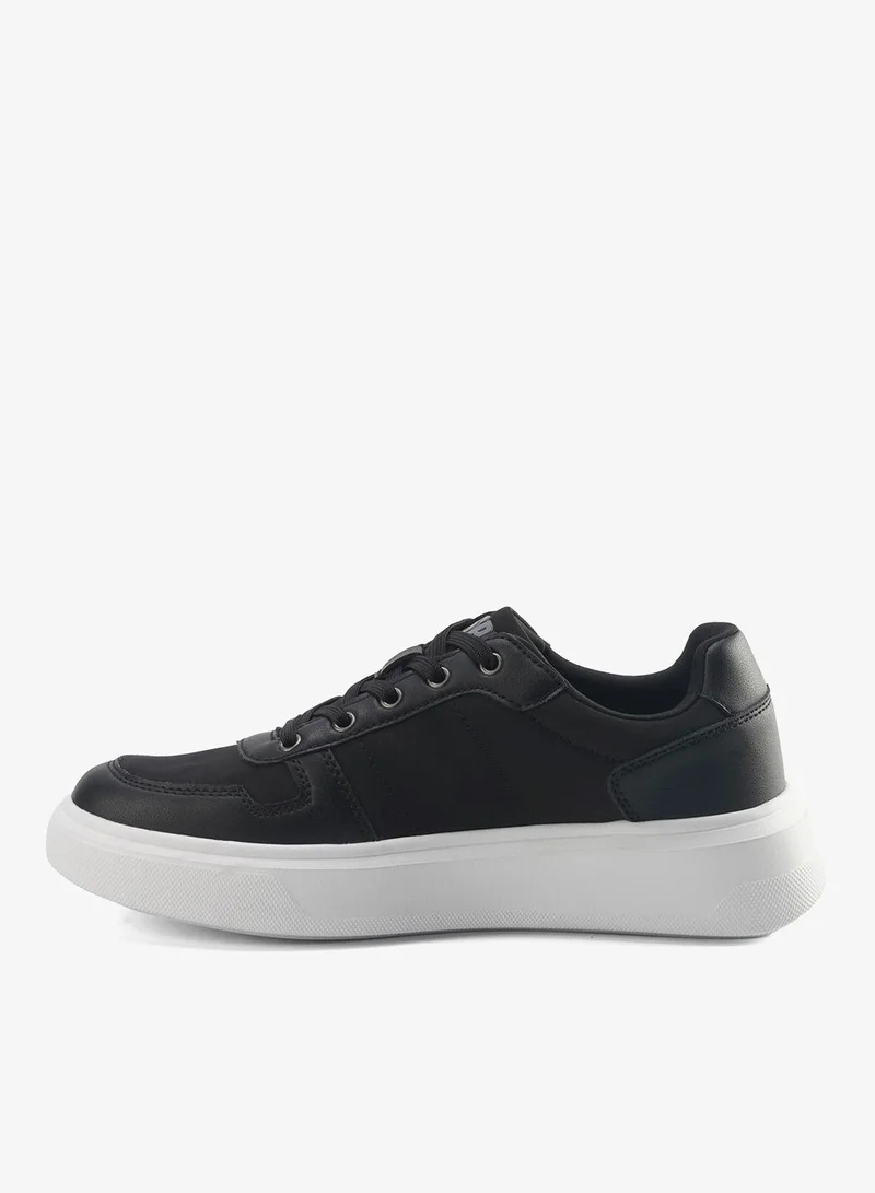 U.S. Polo Assn. black Men's Black Low-Top Sneakers - Lightweight Shoes, Minimalist Designed for Style for Men | Best Price UAE