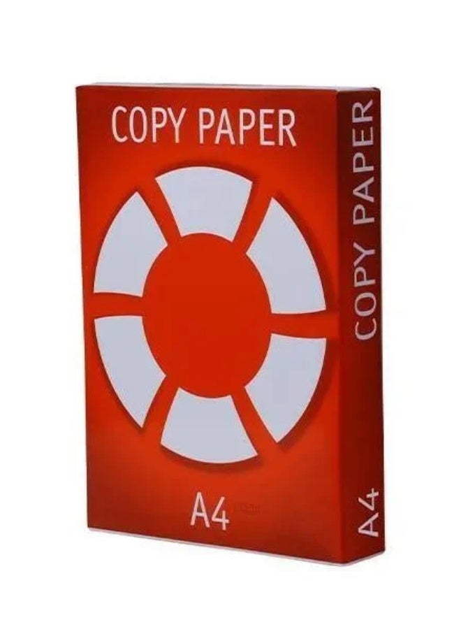 COPY PAPER A4 – White Paper, Red Box | 500 Sheets - Image 1